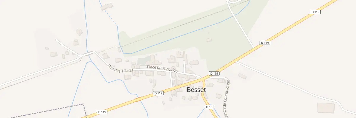 Plan du 68 Besset-Village à Besset