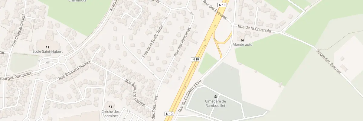 Plan du 21 Rue des Fontaines à Rambouillet