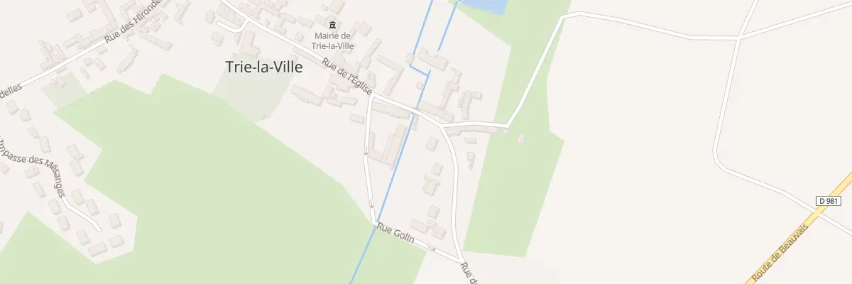 Plan du 2 Rue des Pinsons à Trie-la-Ville