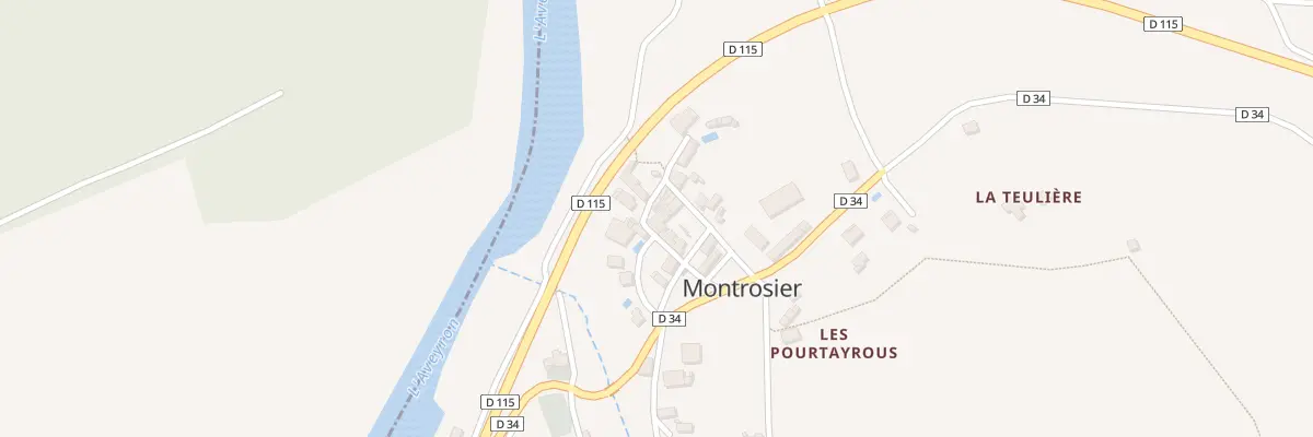 Plan du 5005 Le Village à Montrosier