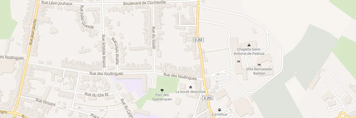 Plan du 20 Rue des Nodingues à Desvres