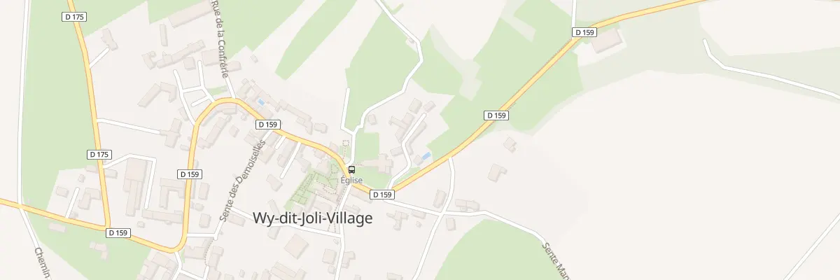 Plan du 2 Cour du Chanoine Theroulde à Wy-dit-Joli-Village