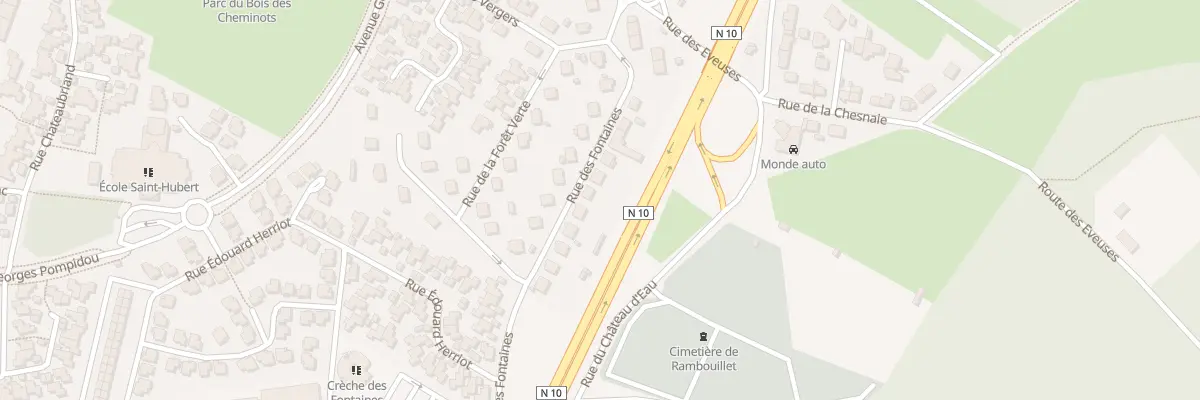 Plan du 19 Rue des Fontaines à Rambouillet