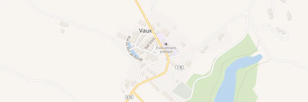 Plan du 56 Village à Vaux