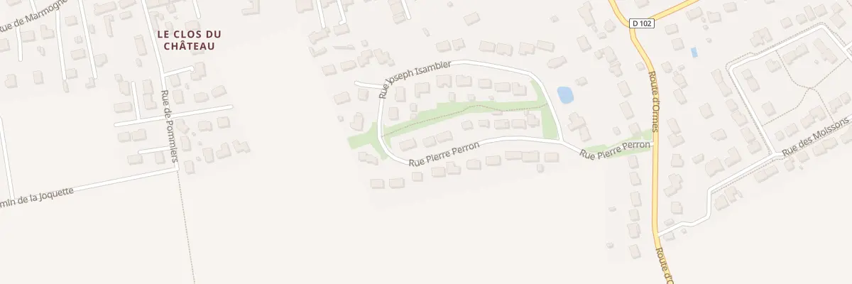 Plan du 14 Rue Pierre Perron à Gidy