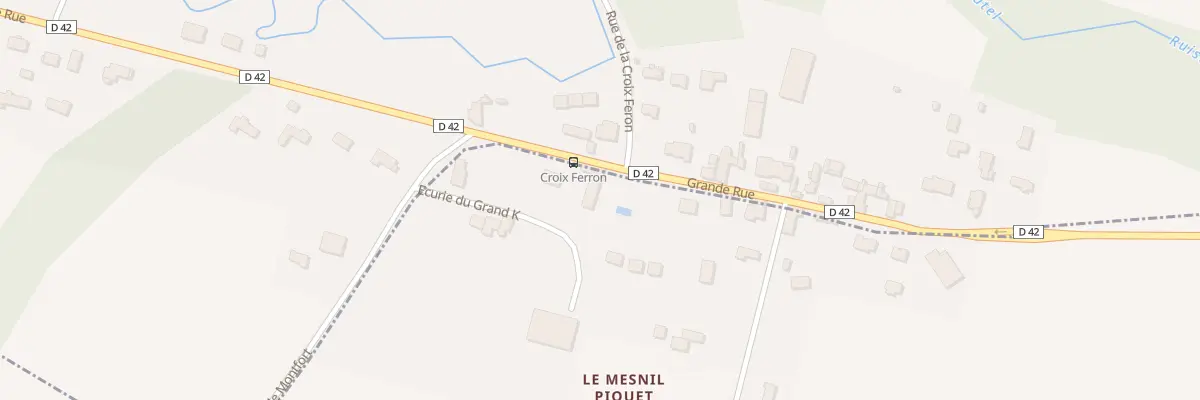 Plan du 5045 Le Mesnil Piquet à Méré