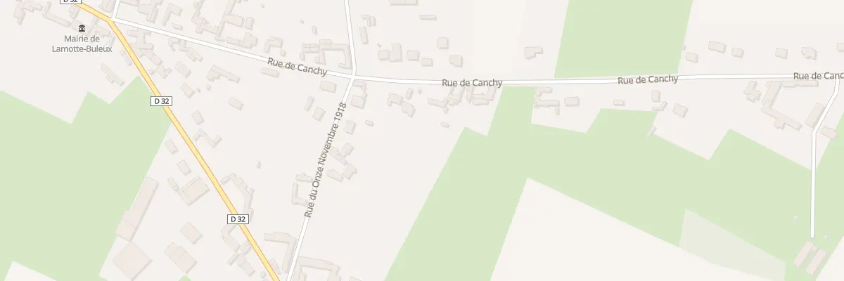 Plan du 364 Rue de Canchy à Lamotte-Buleux