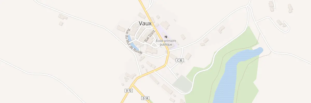 Plan du 50 Village à Vaux