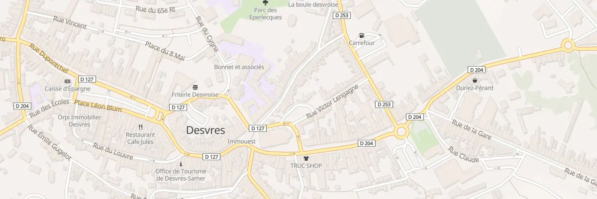 Plan du 4 Rue Delamotte à Desvres