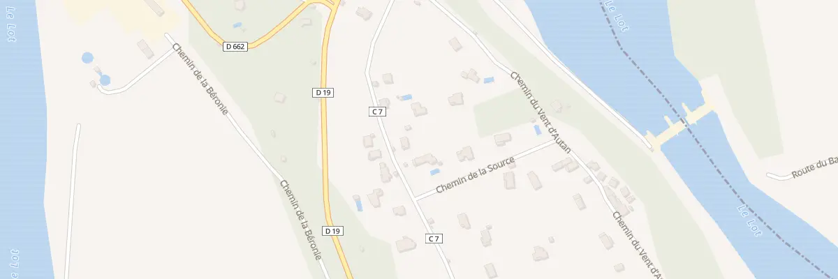 Plan du 5280 Chem de la Route Vieille à Cajarc