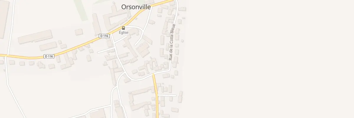 Plan du 7 Rue de la Cotte Bleue à Orsonville