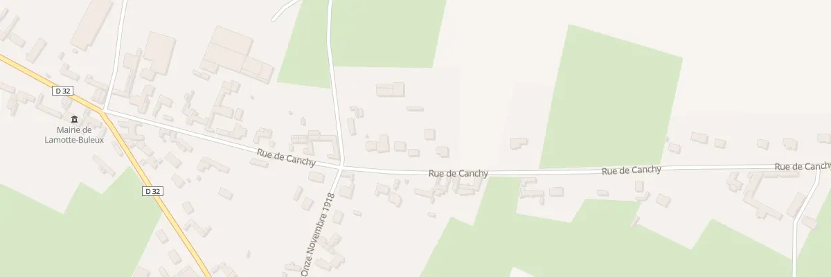 Plan du 353 Rue de Canchy à Lamotte-Buleux