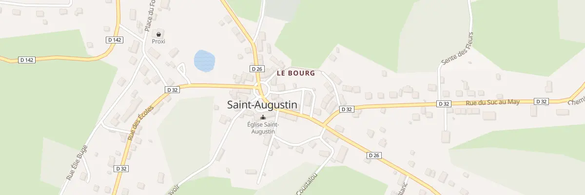 Plan du 5244 Le Bourg à Saint-Augustin