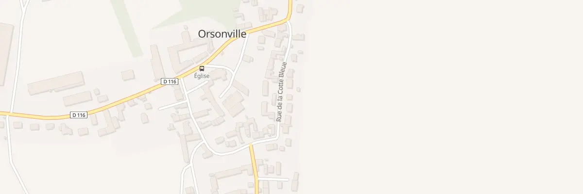Plan du 11 Rue de la Cotte Bleue à Orsonville