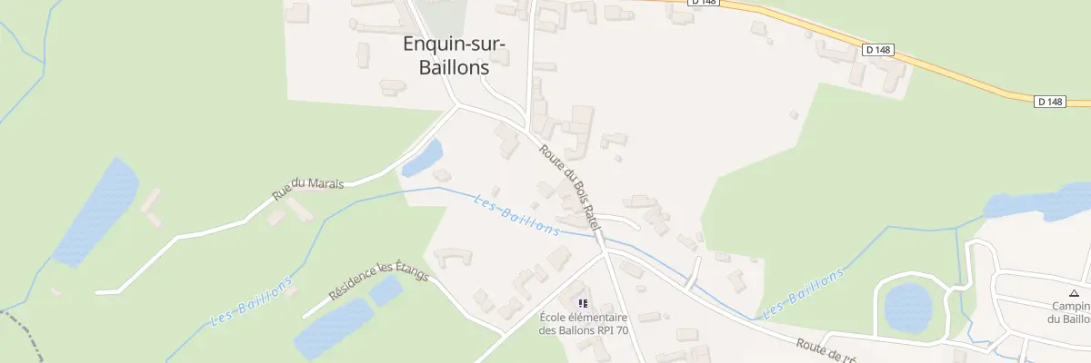 Plan du 4 Rte du Bois Ratel à Enquin-sur-Baillons