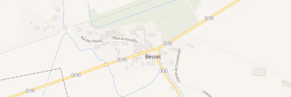 Plan du 16 Besset-Village à Besset