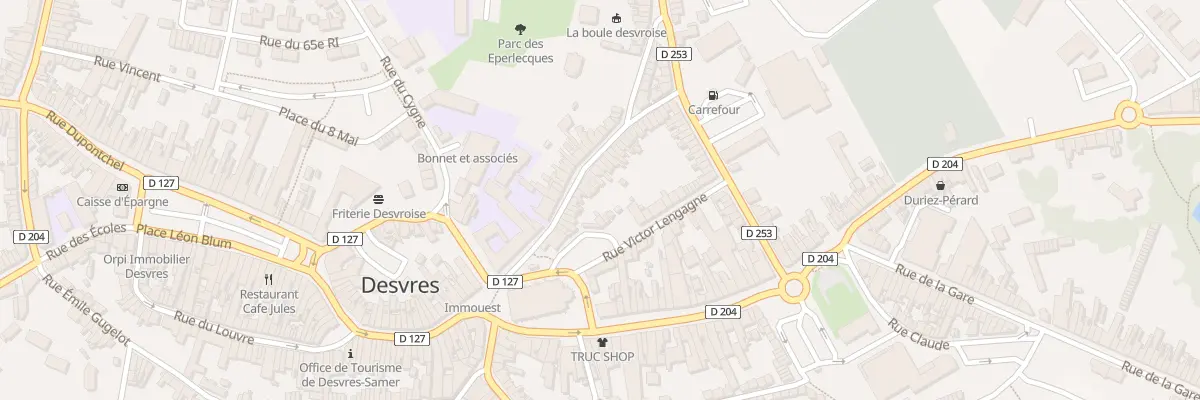 Plan du 16 Rue Delamotte à Desvres