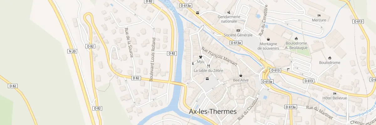 Plan du 7B Rue du Moulinas à Ax-les-Thermes