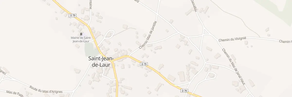 Plan du 5157 Le Bourg à Saint-Jean-de-Laur