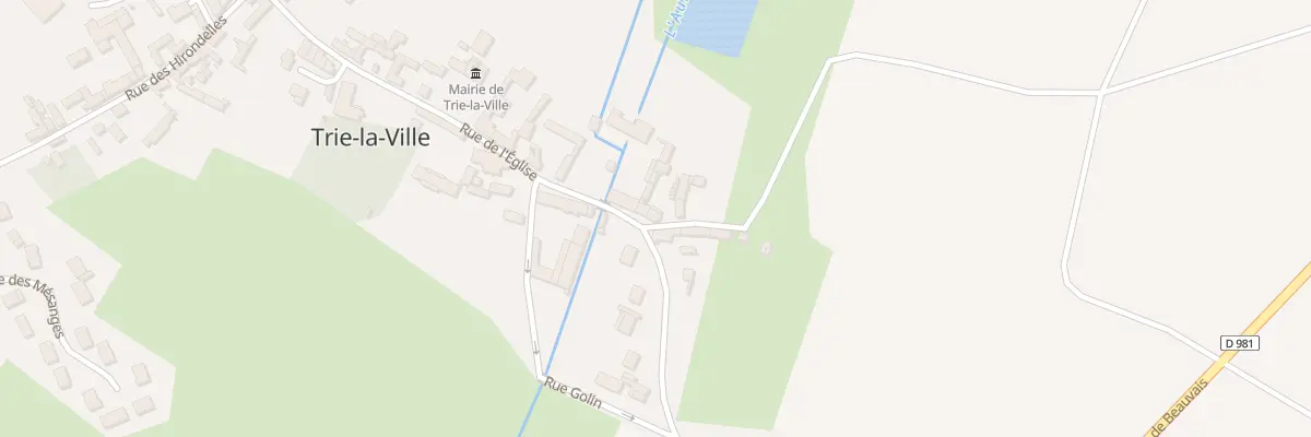 Plan du 2 Rue de l’Eglise à Trie-la-Ville