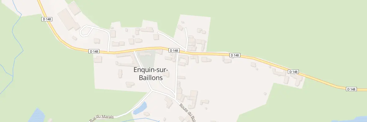 Plan du 16 Rue Principale à Enquin-sur-Baillons