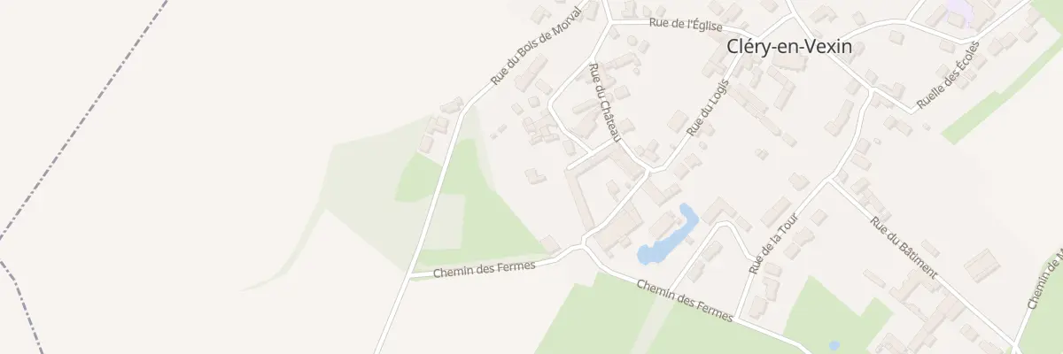 Plan du 3 Rue du Cul de Sac à Cléry-en-Vexin