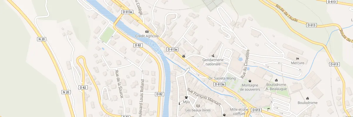 Plan du 15 Av Theophile Delcasse à Ax-les-Thermes
