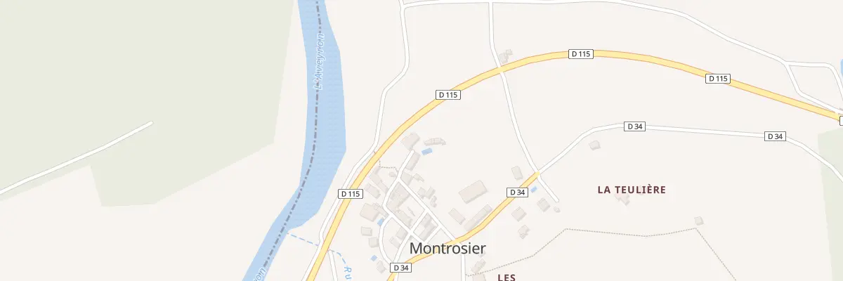 Plan du 5012 Le Village à Montrosier