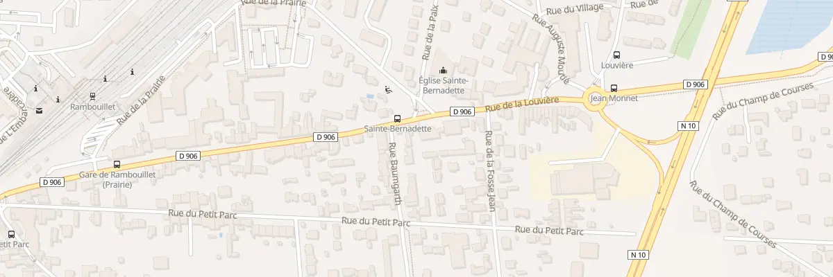 Plan du 62 Rue de la Louvière à Rambouillet