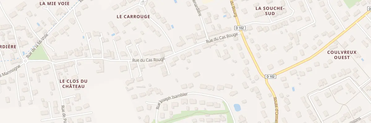 Plan du 157 Rue du Cas Rouge à Gidy