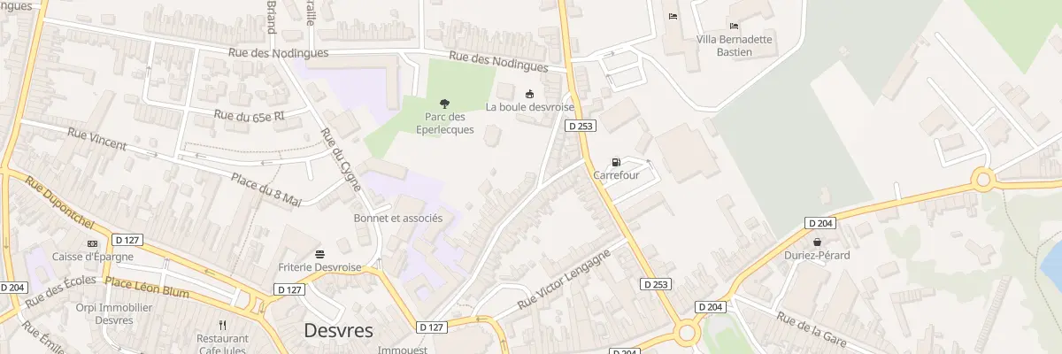Plan du 43 Rue Delamotte à Desvres