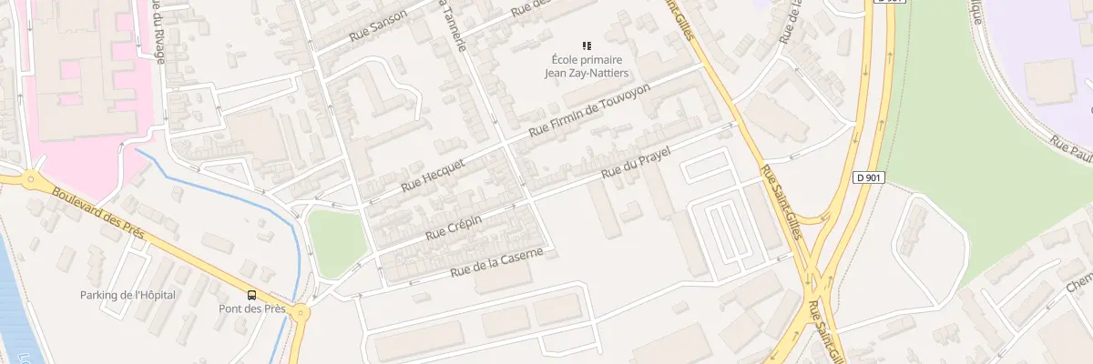Plan du 8 Rue du Prayel à Abbeville