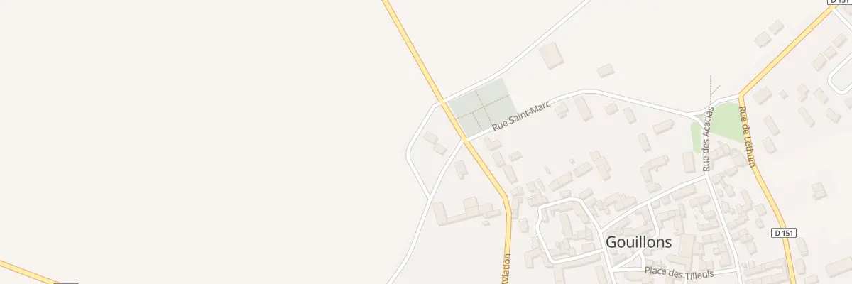 Plan du 9 Rue de l’Aviation à Gouillons