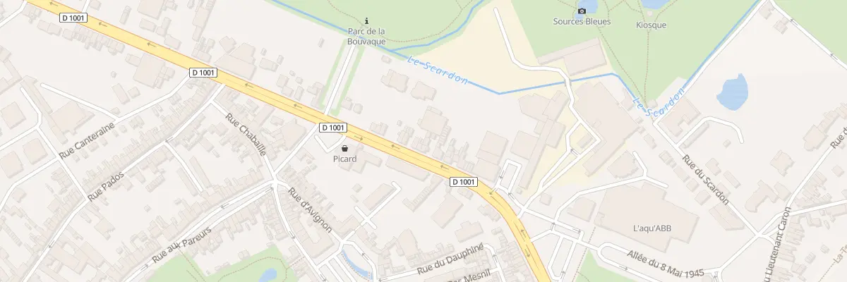 Plan du 44 Bd de la République à Abbeville