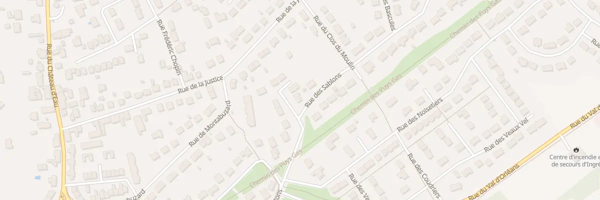 Plan du 29 Rue des Sablons à Ingré