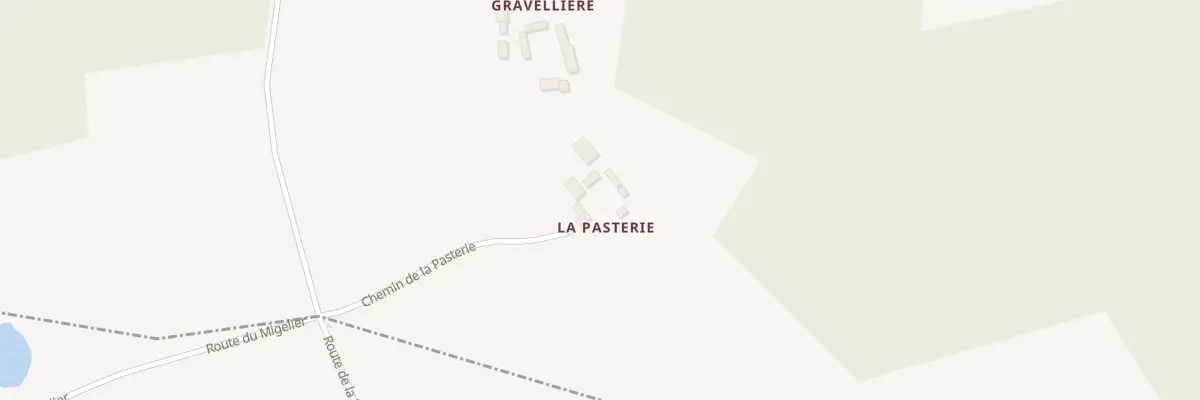 Plan du 67 La Pasterie à Loreux