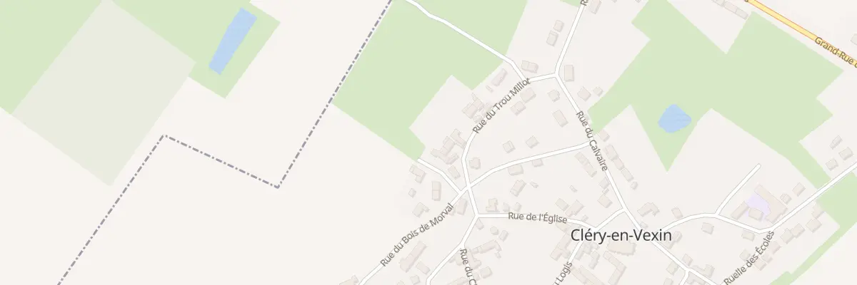 Plan du 11 Rue du Trou Millot à Cléry-en-Vexin