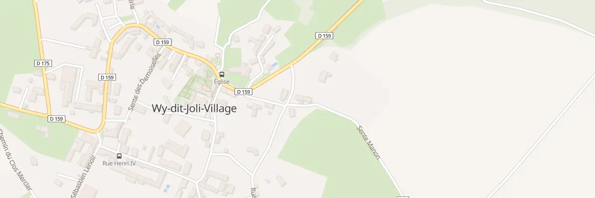 Plan du 3 Sen à Manon à Wy-dit-Joli-Village