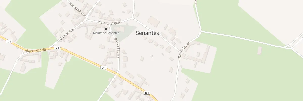 Plan du 14 Rue de la Mare à Senantes