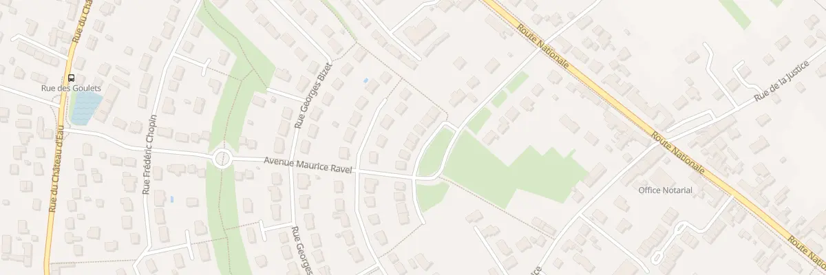 Plan du 8 Rue Claude Debussy à Ingré