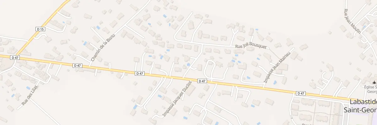 Plan du 1A Rue Pierre Reverdy à Labastide-Saint-Georges