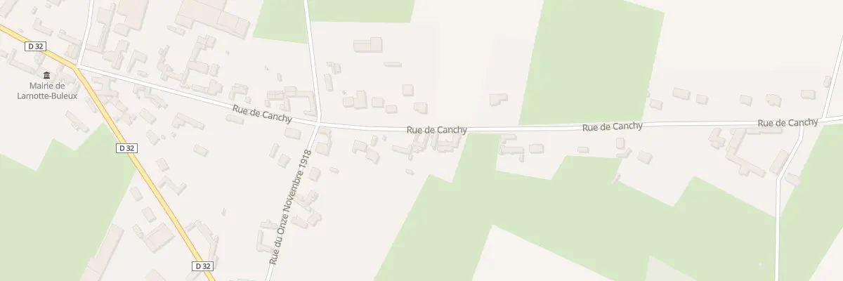 Plan du 388 Rue de Canchy à Lamotte-Buleux