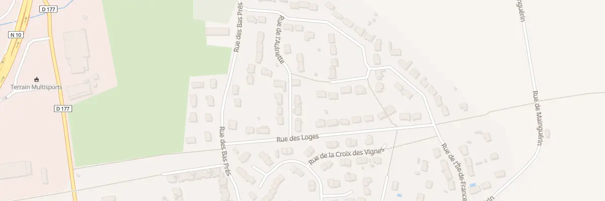 Plan du 6 Rue de l’Aulnette à Ablis