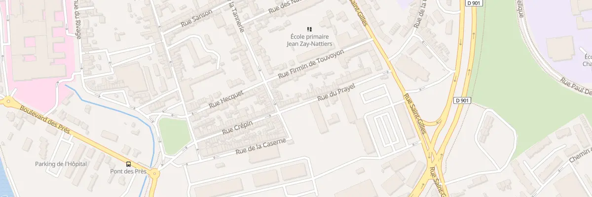 Plan du 14 Rue du Prayel à Abbeville