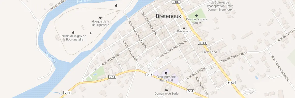 Plan du 5265 Rue du Pressoir A l’Huile à Bretenoux