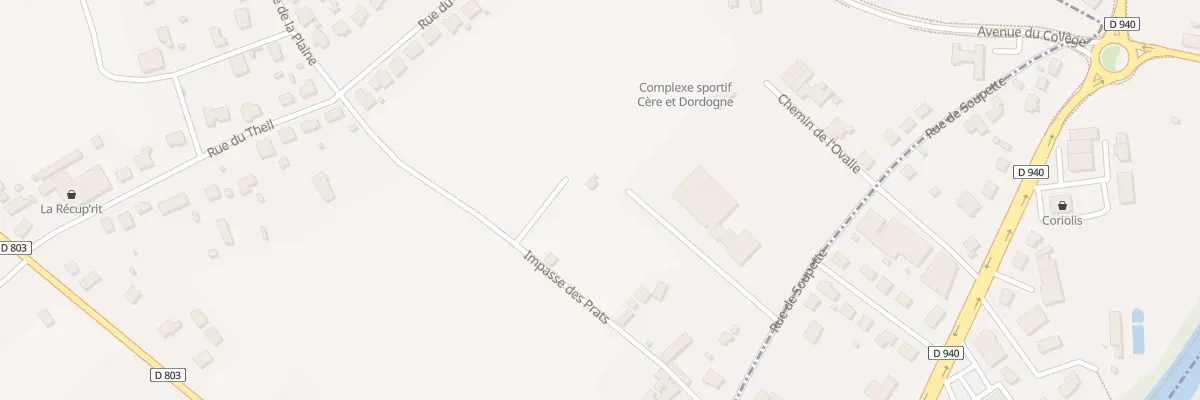 Plan du 5419 Soupette à Bretenoux