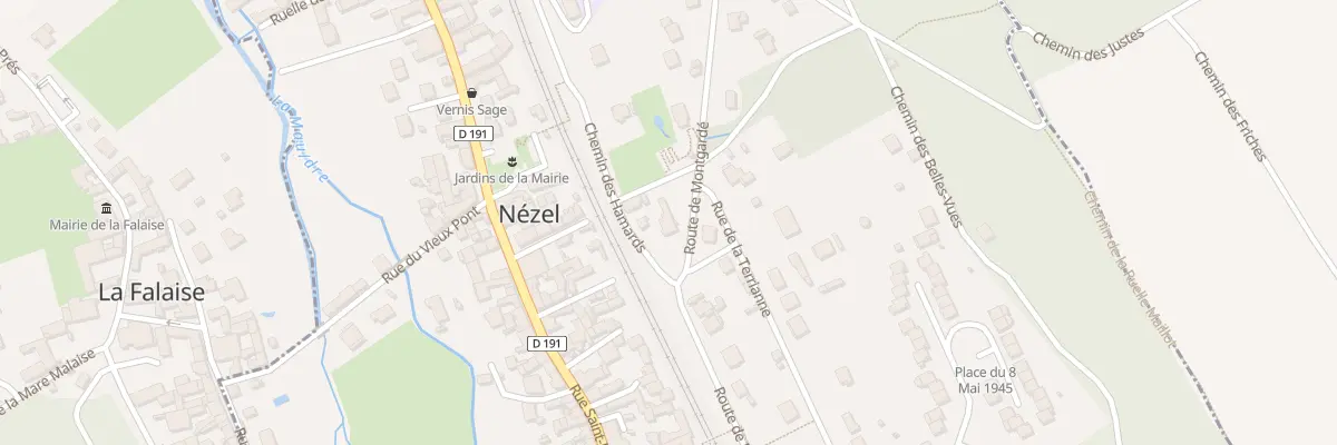 Plan du 5181 Le Rue à Nézel