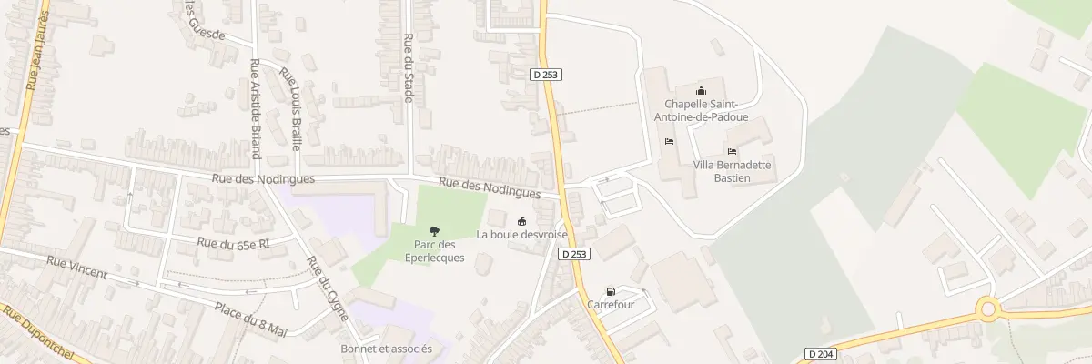 Plan du 1 Rue du Pilbois à Desvres