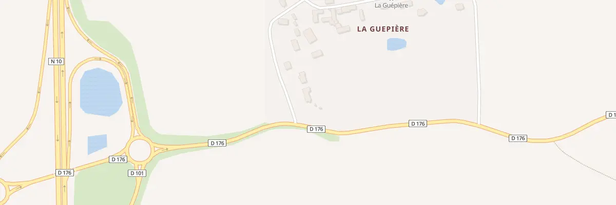 Plan du 14 La Guepiere à Sonchamp
