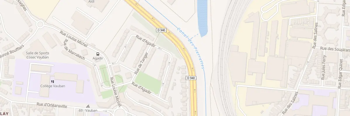 Plan du 192 Rue Agadir à Calais